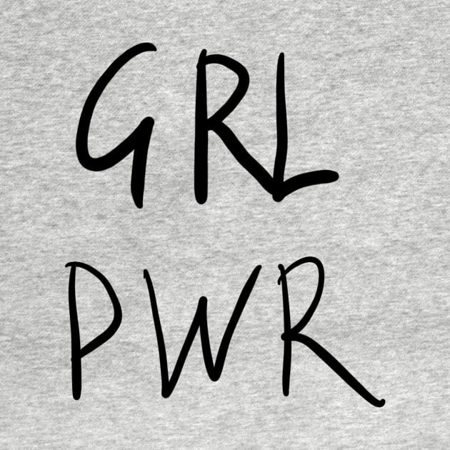 GRL PWR by VintageArtwork